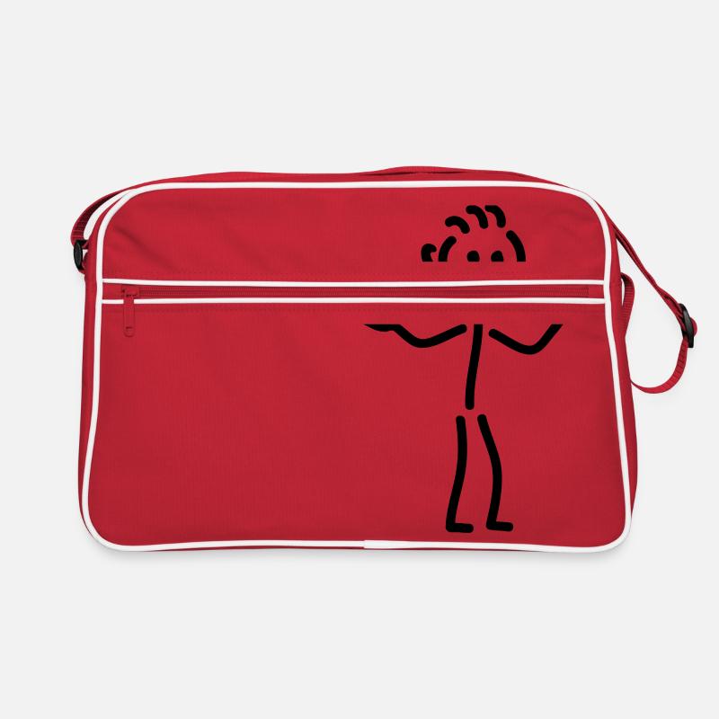 Karaoke Männchen Retro Tasche