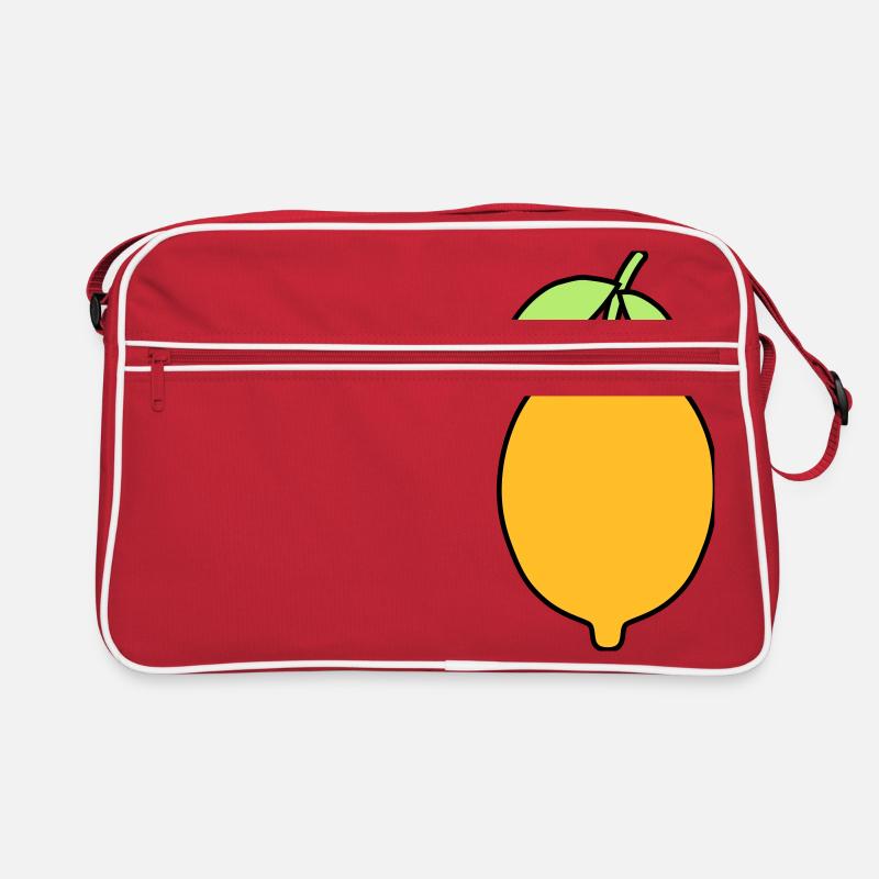 Zitrone Retro Tasche