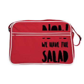 Now we have the salad - Retro Bag - red/white - Front