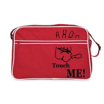 Touch Me! hand - Retro Bag - red/white - Front