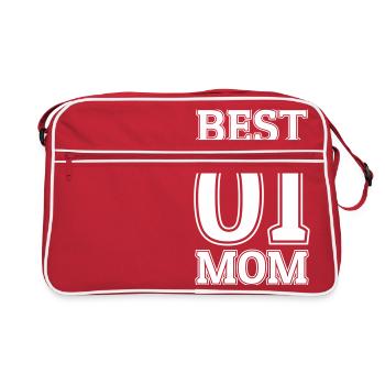 La meilleure maman - Sac Retro - rouge/blanc - Devant