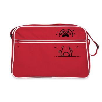Bonté allumette Musculation - Sac Retro - rouge/blanc - Devant
