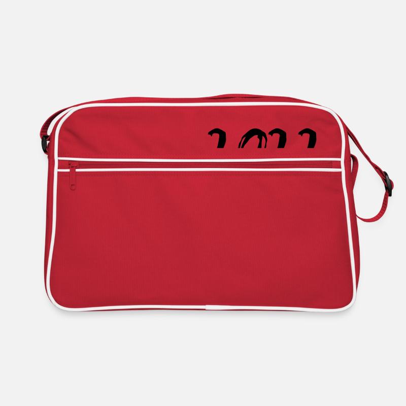 2022 Year Date Number Anno Calendar year - Retro Bag - red/white