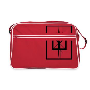 Cracked - Retro Bag - red/white - Front