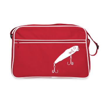 Fishing_bait_epc1 - Retro Bag - red/white - Front