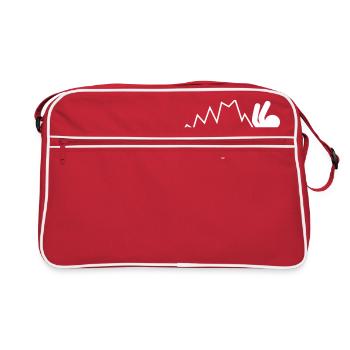 Baisse des prix (blanc) - Sac Retro - rouge/blanc - Devant