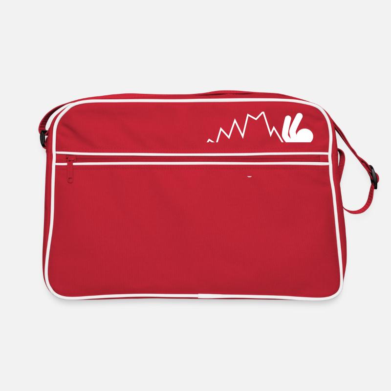 Falling prices (white) Retro Bag