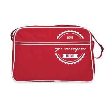 best grandpa - Sac Retro - rouge/blanc - Devant