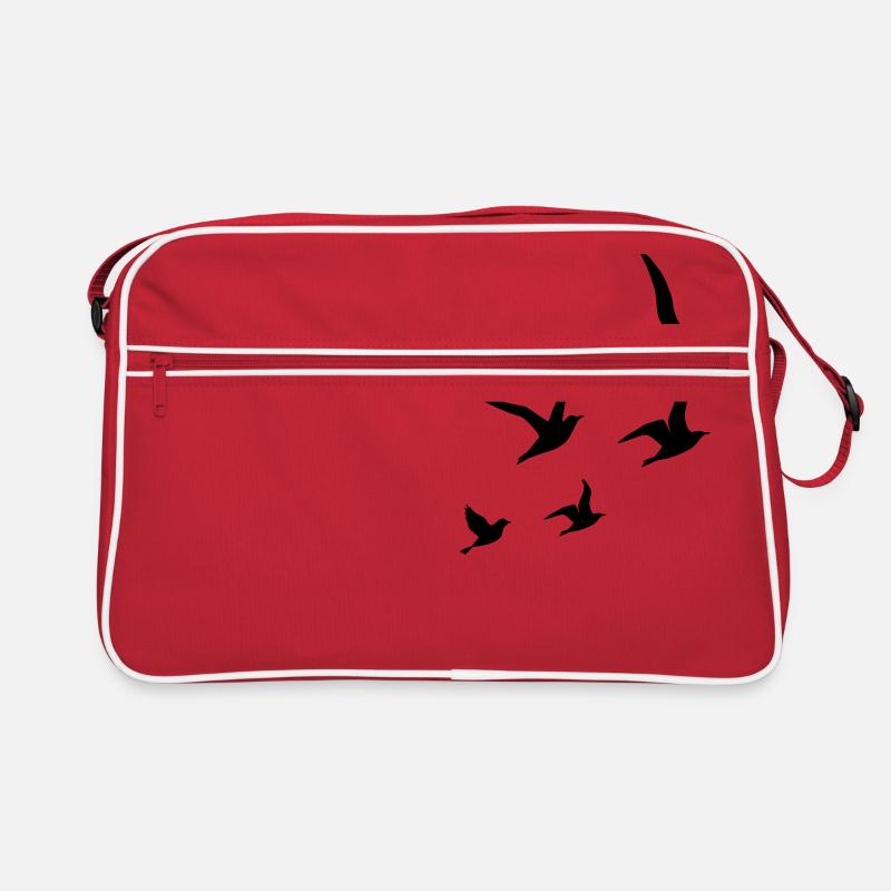Flying Swallows Retro Tasche