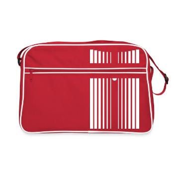 Doppler effet physicien Sitcom Big Bang Big Bang Université - Sac Retro - rouge/blanc - Devant