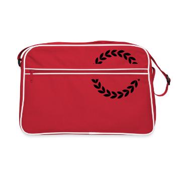 Crew Family Bro'Sis équipe partenaire - Sac Retro - rouge/blanc - Devant
