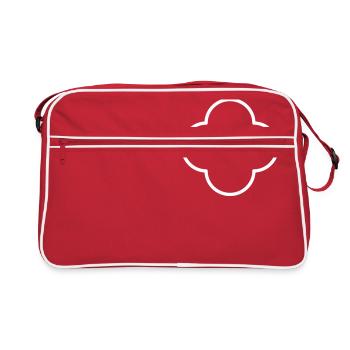 UN GRATITUDE Anasha - Sac Retro - rouge/blanc - Devant