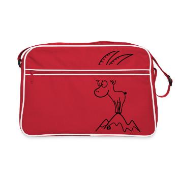 Capricorn - Capricorn - Sac Retro - rouge/blanc - Devant