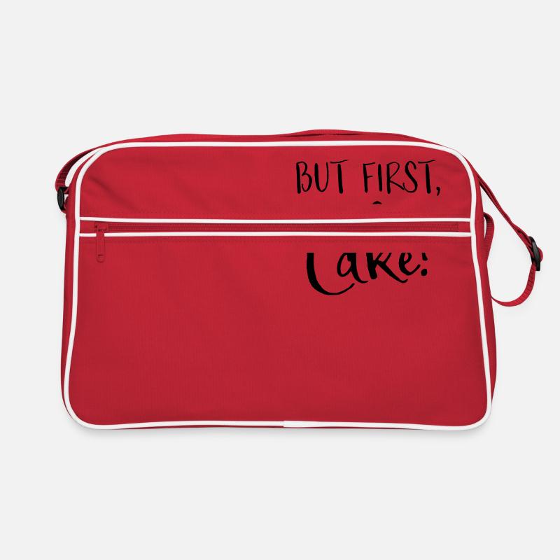 Kuchen - Retro Tasche - Rot/Weiß