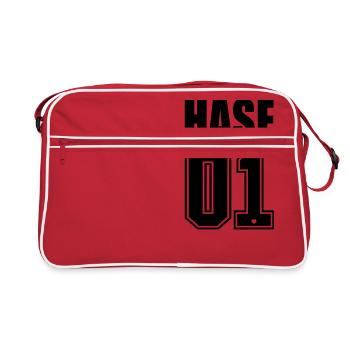 Bunny No. 1 Treasure King 01 Kosename 1c - Retro Bag - red/white - Front