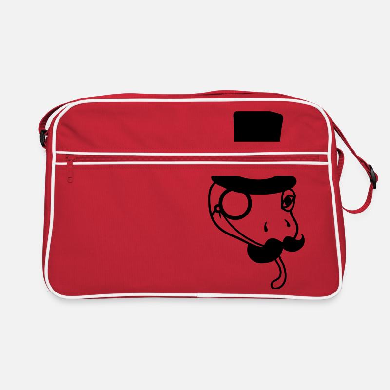 face head gentleman sir gentlemen cylinder empire mon Retro Bag