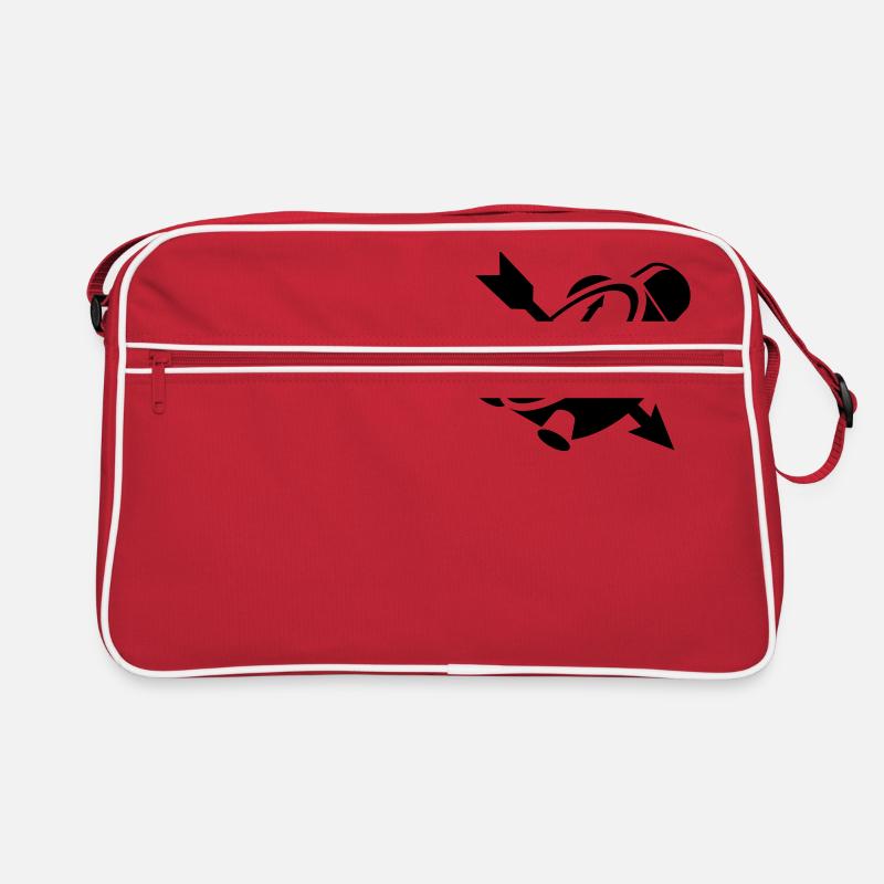 Un réveil avec une flèche Sac Retro