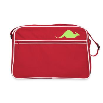 Kangaroo__V004 - Sac Retro - rouge/blanc - Devant
