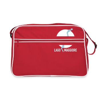LAGO MAGGIORE - Italie / Suisse - Sac Retro - rouge/blanc - Devant