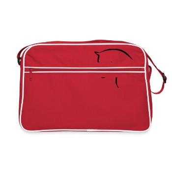 cheval - Sac Retro - rouge/blanc - Devant