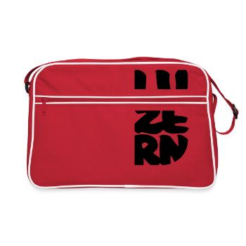 Luzern - Retro Tasche - Rot/Weiß - Vorne