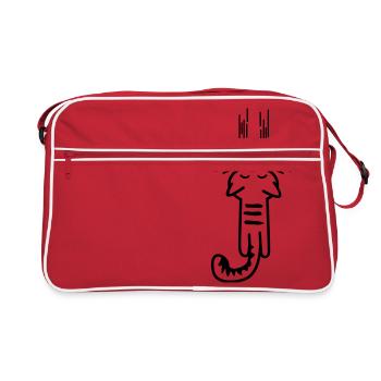 gratter les chats kitty - chat - - - Sac Retro - rouge/blanc - Devant