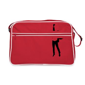 A jumping Manager - Retro Bag - red/white - Front