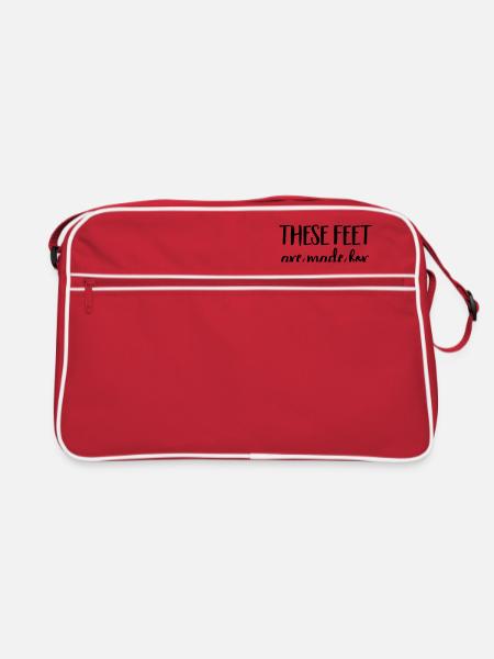 To dance - Retro Bag - red/white - Front