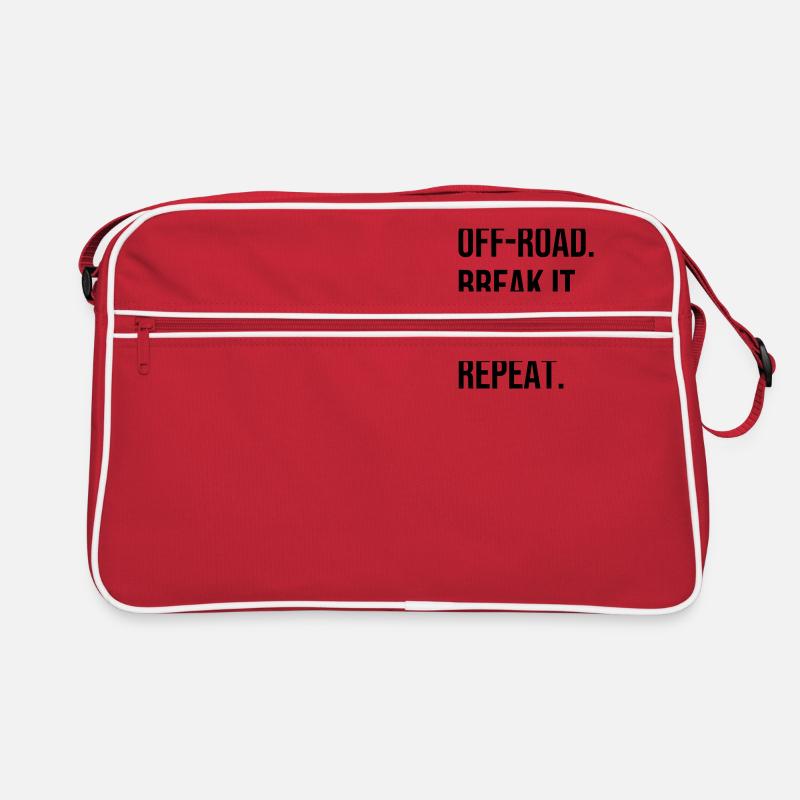 Hors route. Break It. Fix It. Repeat Offroad terrain Sac Retro