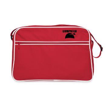 computer ninja - Retro Bag - red/white - Front