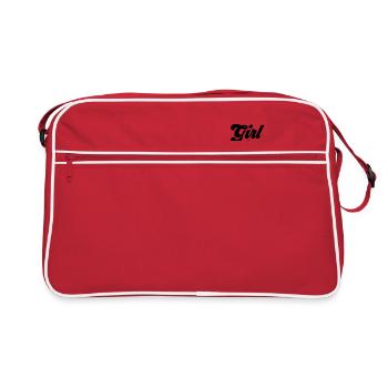 Pouvoir des filles - Sac Retro - rouge/blanc - Devant