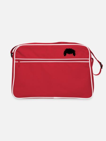 VOKUHILA - Retro Tasche - Rot/Weiß - Vorne