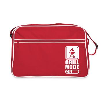 Grill Mode - Retro Tasche - Rot/Weiß - Vorne