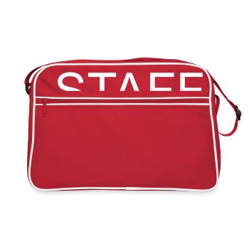 STAFF (Customizable) - Retro Bag - red/white - Front