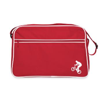 Cool BMX Rider - Sac Retro - rouge/blanc - Devant