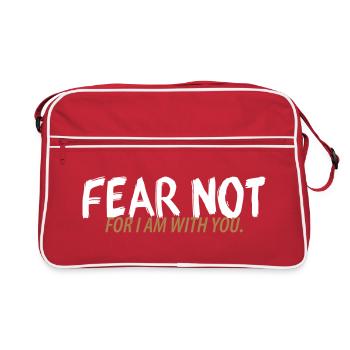 Fear not - Retro Bag - red/white - Front