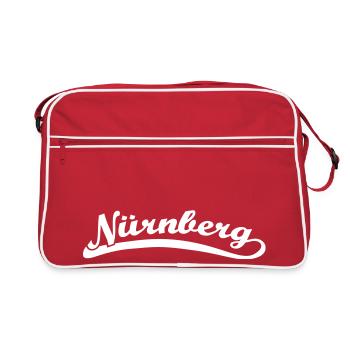 Nuremberg police Rétro - Sac Retro - rouge/blanc - Devant
