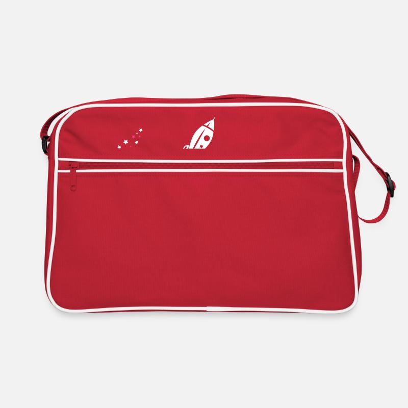 Une fusée décolle Sac Retro