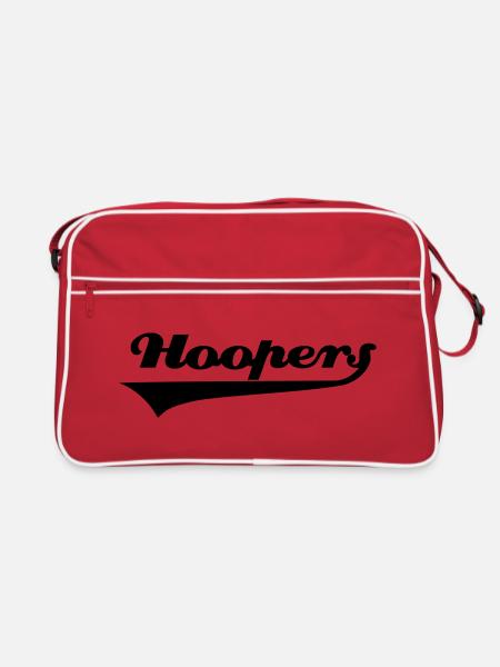 hoopers - Retro Bag - red/white - Front