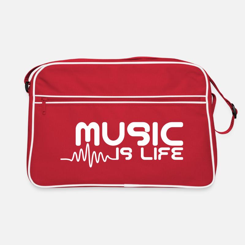 Music is life with pulse Sac Retro