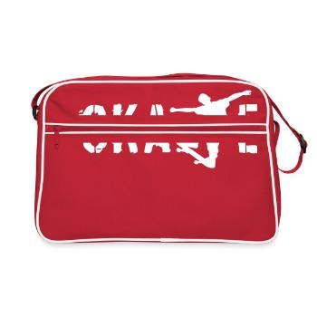 Skate - Sac Retro - rouge/blanc - Devant