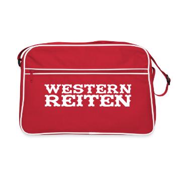 Western Riding - Retro Bag - red/white - Front