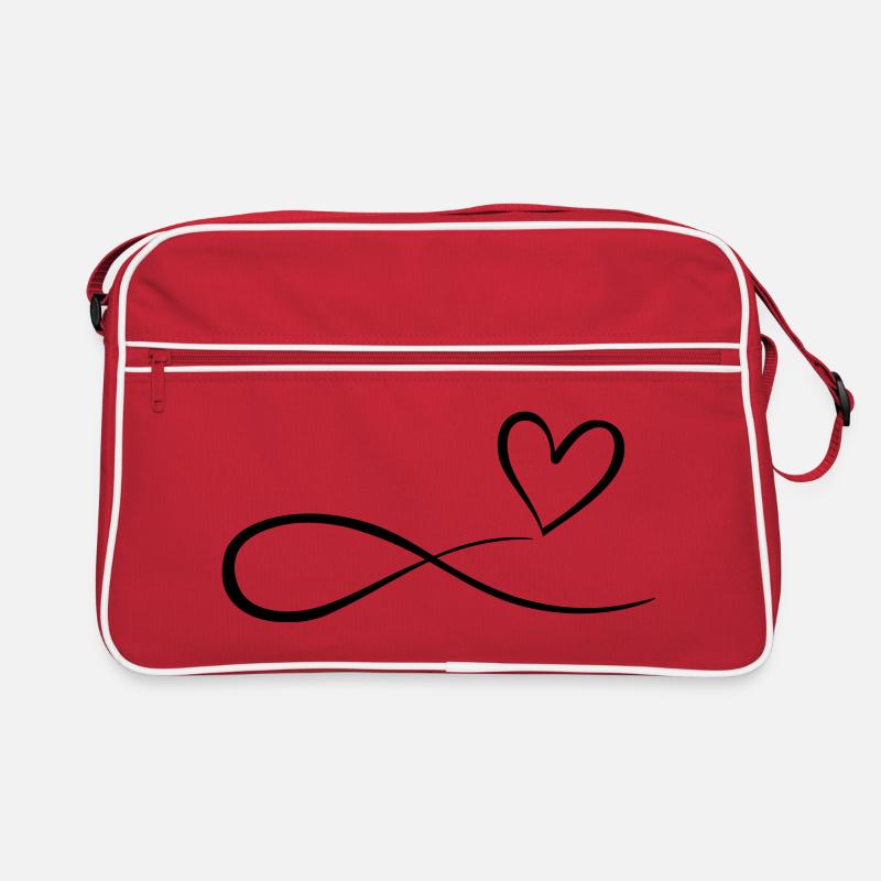 Heart Frills Infinity Symbol Infinity Symbol Retro Bag
