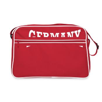 Allemagne style - Sac Retro - rouge/blanc - Devant