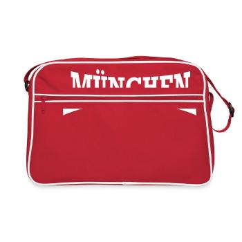 Munich style - Sac Retro - rouge/blanc - Devant