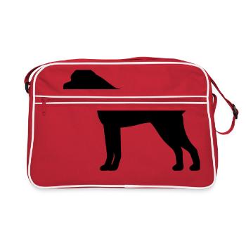 boxer - Retro Bag - red/white - Front