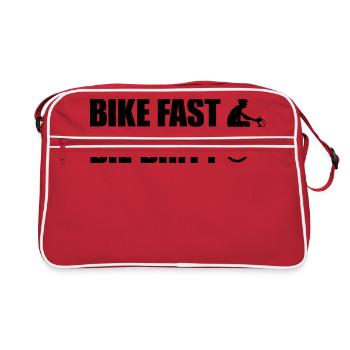 Vélo presque la dirty - Sac Retro - rouge/blanc - Devant