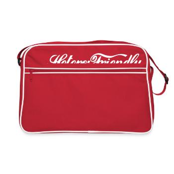 hetero friendly - Retro Bag - red/white - Front