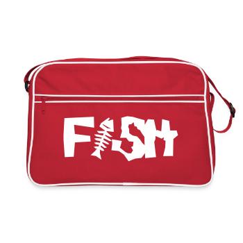 fisch - Sac Retro - rouge/blanc - Devant