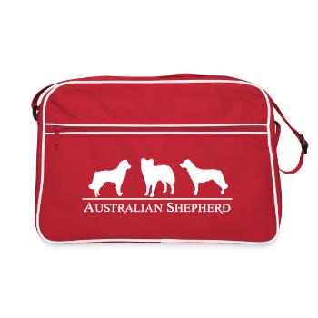 Aussies - Retro Bag - red/white - Front